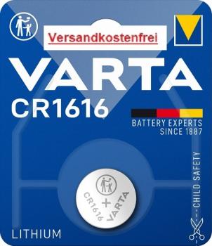 VARTA Lithium CR 1616 3V 1er Blister
