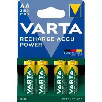 VARTA Akku NiMH Mignon AA HR06 1.2V/2100mAh 56706 Pre-charged Retail Blister (4-Pack)