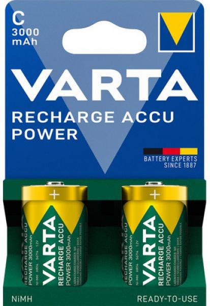 VARTA Akku NiMH Baby C HR14 1.2V/3000mAh Accu Power Pre-charged Retail Blister (2-Pack)