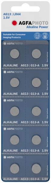AgfaPhoto LR44/AG13 Knopfzelle Alkaline 1,5V 10er Blister