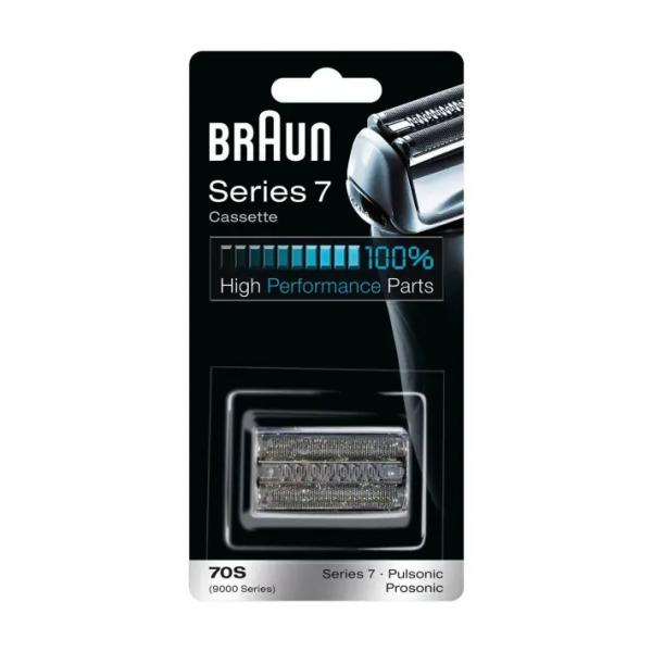 Braun Kombipack 70S Schersystem Scherteil silber für Series 7 Rasierer
