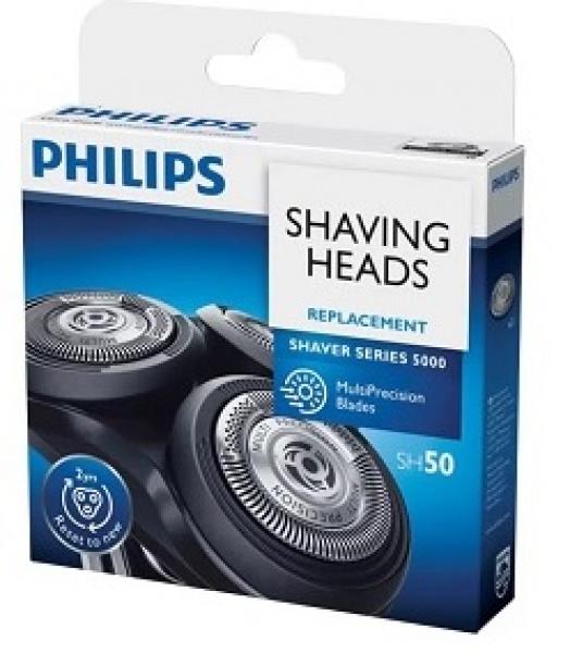 Philips SH50/50 Ersatzscherköpfe für Rasierer der Serie 5000 6000 AquaTouch Power Touch