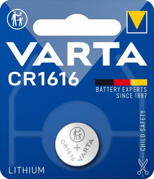 VARTA Lithium CR 1616 3V 1er Blister