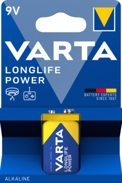 VARTA 4922 Longlife Power E-Block 9V Blister 1