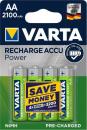 VARTA Akku NiMH Mignon AA HR06 1.2V/2100mAh 56706 Pre-charged Retail Blister (4-Pack)