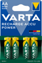 VARTA Akku NiMH Mignon AA HR06 1.2V/2600mAh 05716 RECHARGE ACCU Power Retail Blister (4-Pack)